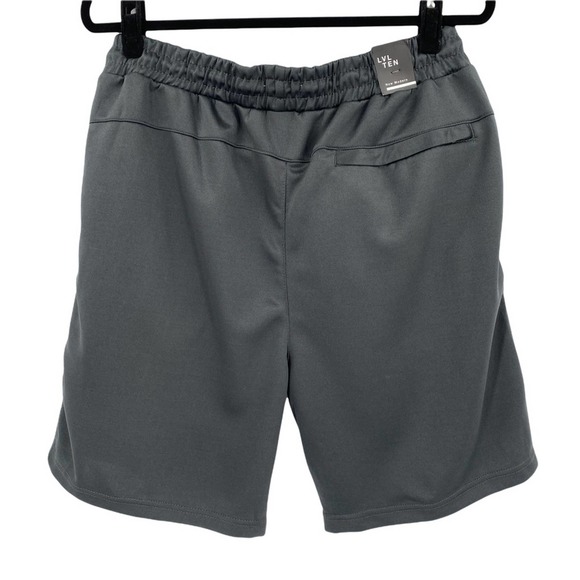 NEW Lvl Level Ten Mens Knit Drawstring Shorts in Indigo Slate - Picture 2 of 15